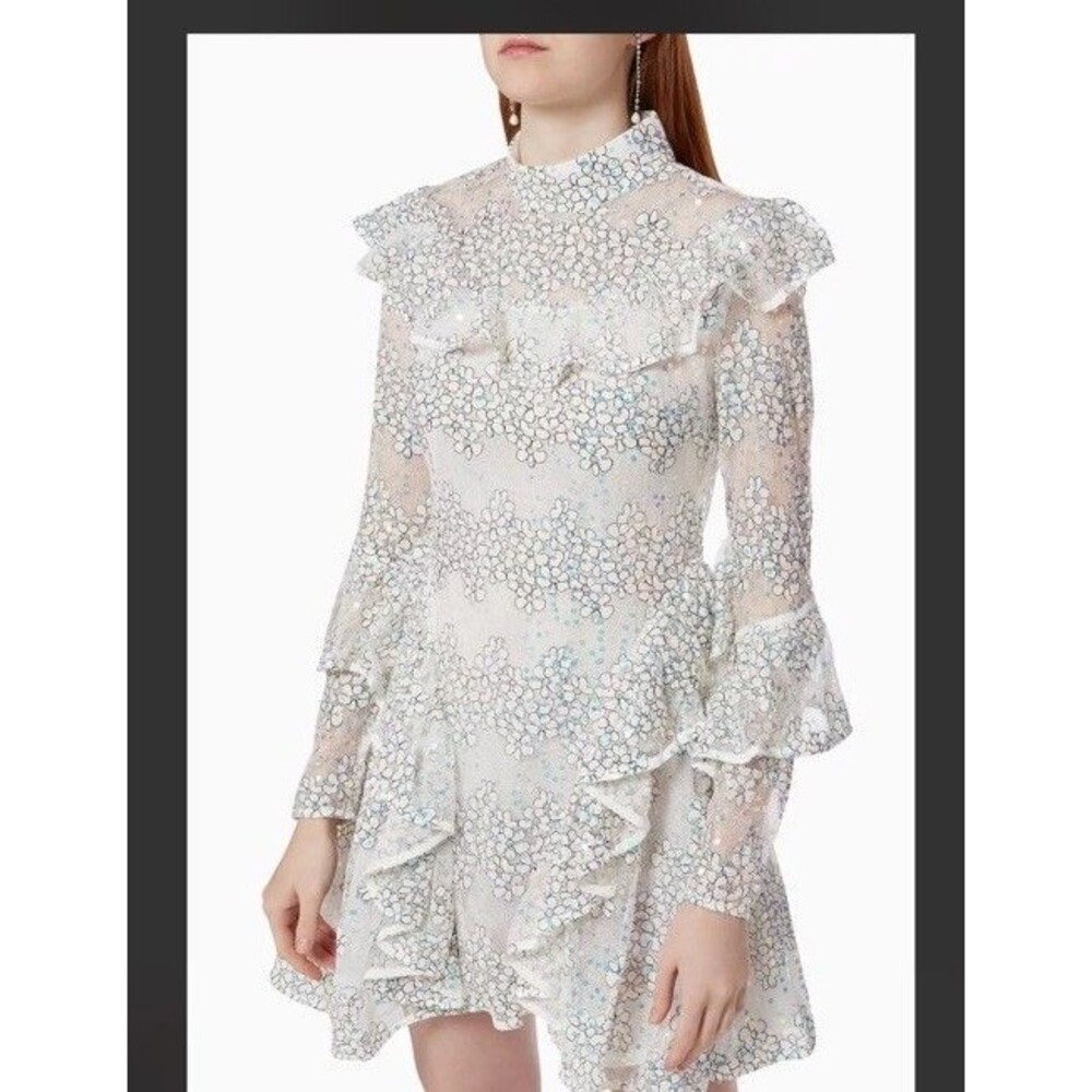 Elliatt White Floral Long Sleeve Dress